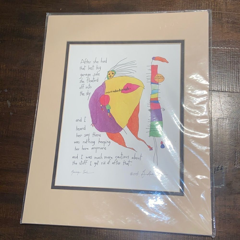 Story People Art for real people by Brian Andreas 11x14 matted